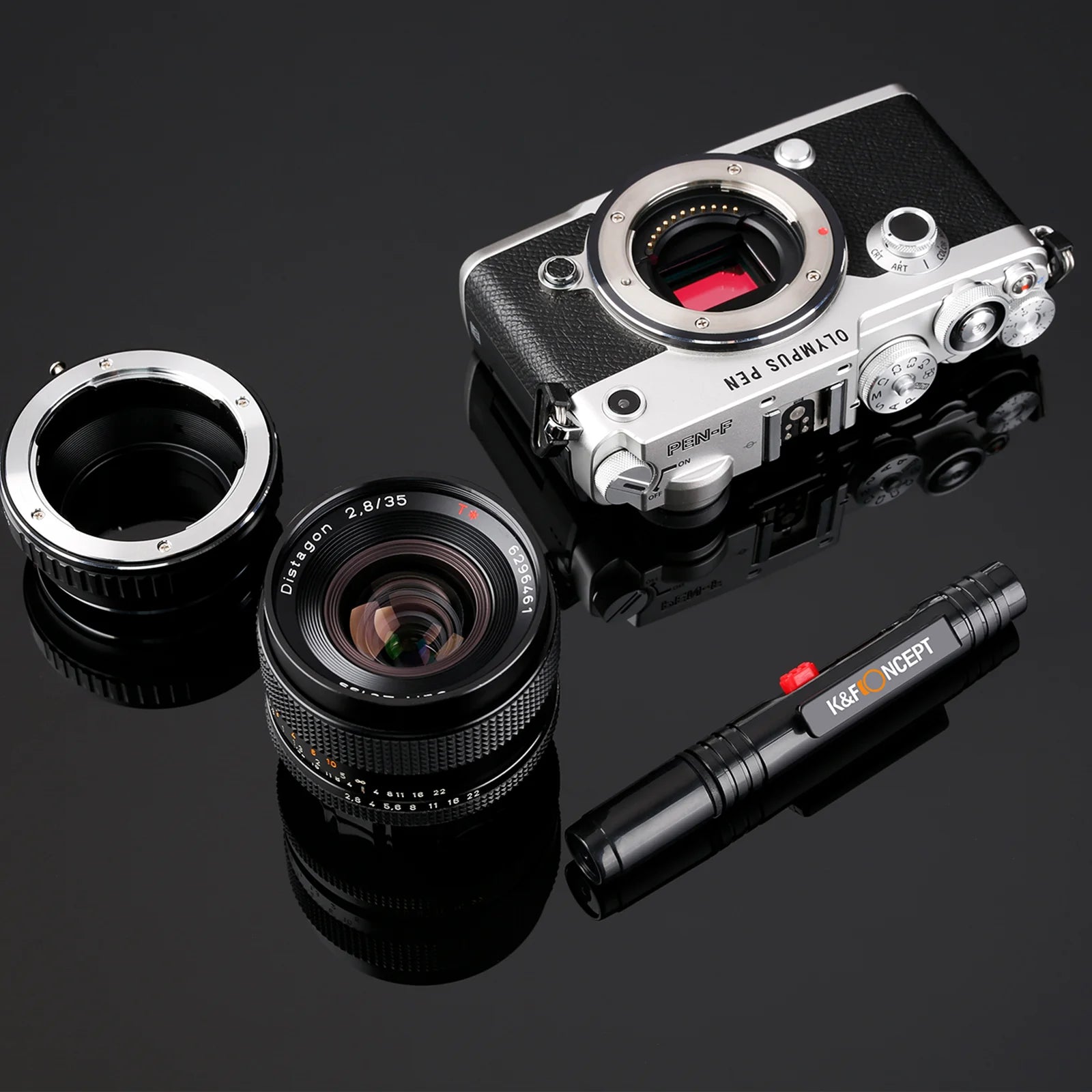 K&F Concept Lens Cleaning Pen with Retractable Soft Brush