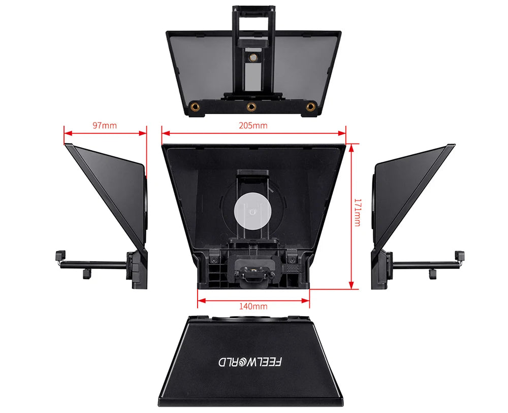 FEELWORLD Mini Teleprompter TP2A 8 inch