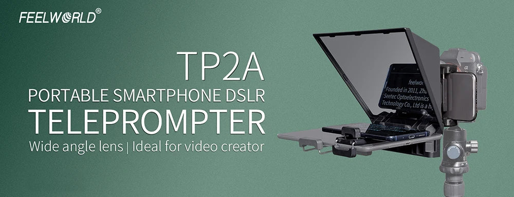 FEELWORLD Mini Teleprompter TP2A 8 inch