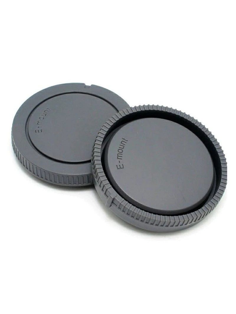 2PCS Camera Body cap + Rear Lens Cap for sony E mount