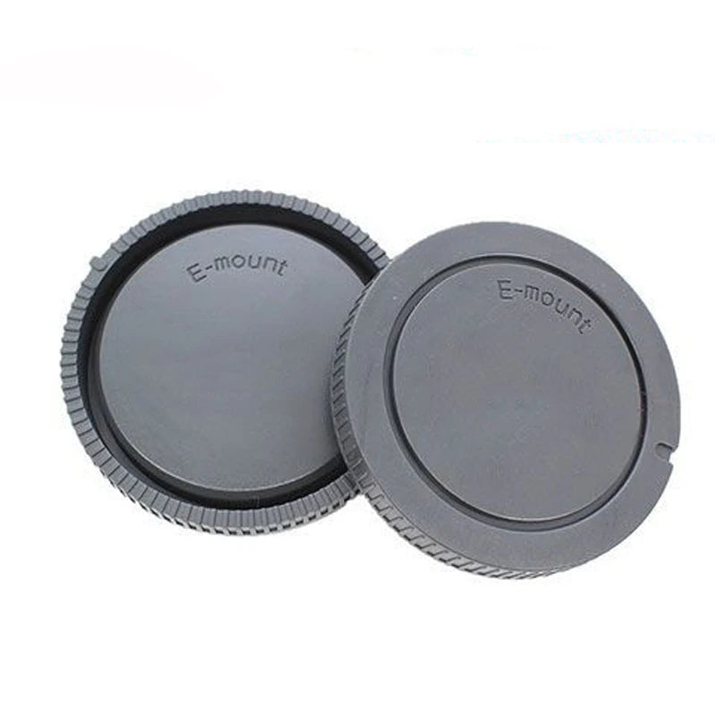 2PCS Camera Body cap + Rear Lens Cap for sony E mount