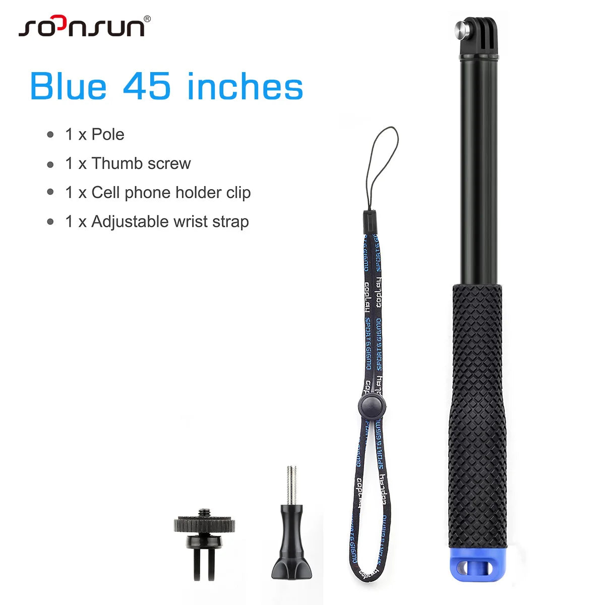 SOONSUN Aluminium Waterproof Selfie Stick