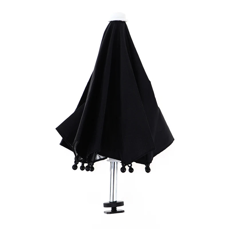 1PC Black Dslr Camera Umbrella Sunshade Rainy Holder