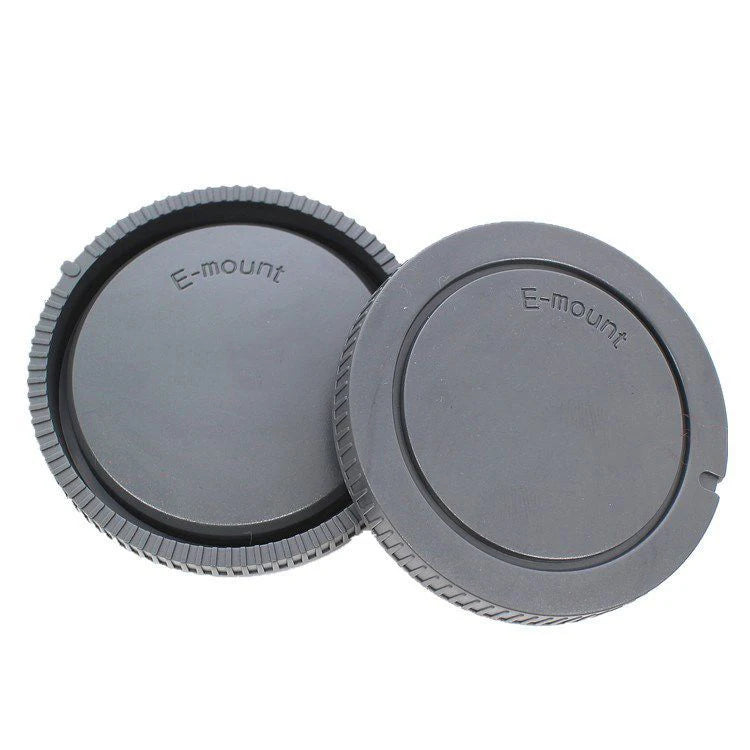 2PCS Camera Body cap + Rear Lens Cap for sony E mount