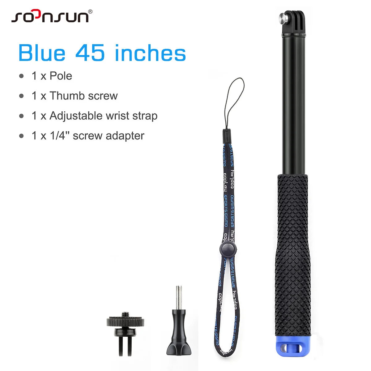 SOONSUN Aluminium Waterproof Selfie Stick