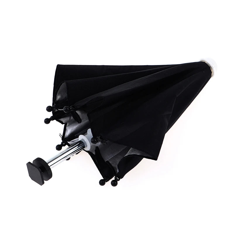 1PC Black Dslr Camera Umbrella Sunshade Rainy Holder