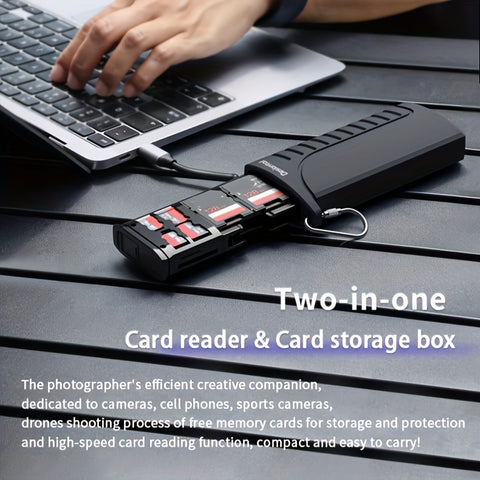 Camera Memory Card & Battery Organizer Case