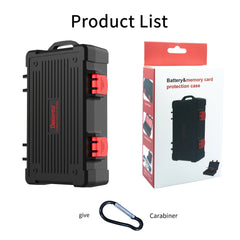 Camera Memory Card & Battery Organizer Case