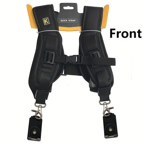 DSLR Camera Dual-Shoulder Harness with Quick Release
