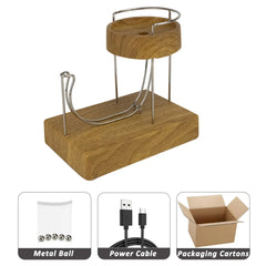 Kinetic Balance Motion Desk Toy – Wooden Stress Relief & Focus Decor