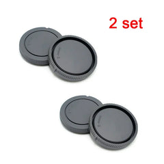 2PCS Camera Body cap + Rear Lens Cap for sony E mount