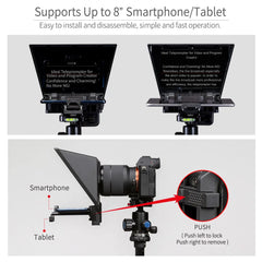 FEELWORLD Mini Teleprompter TP2A 8 inch