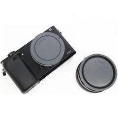 2PCS Camera Body cap + Rear Lens Cap for sony E mount