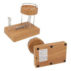 Kinetic Balance Motion Desk Toy – Wooden Stress Relief & Focus Decor