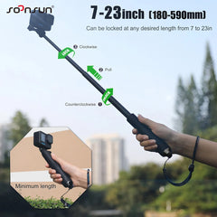 SOONSUN Aluminium Waterproof Selfie Stick