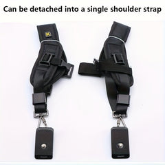 DSLR Camera Dual-Shoulder Harness with Quick Release