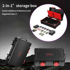 Camera Memory Card & Battery Organizer Case