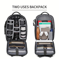 Photographer Backpack with Tripod Bracket & Anti-Theft Lock